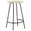 VidaXL vidaXL 4x Solid Mango Wood Bar Stools Kitchen Stool Armchairs Garden Chairs 2