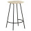 VidaXL vidaXL 4x Solid Mango Wood Bar Stools Kitchen Stool Armchairs Garden Chairs 10