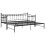 VidaXL vidaXL Pull-out Sofa Bed Frame Black Metal for Day Sleeping Guest Sleepover 7