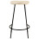 VidaXL vidaXL 4x Solid Mango Wood Bar Stools Kitchen Stool Armchairs Garden Chairs 3