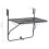 VidaXL vidaXL Balkontisch Schwarz 60x40 cm Stahl 2