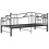 VidaXL vidaXL Pull-out Sofa Bed Frame Black Metal for Day Sleeping Sleepover Guest 4