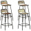 VidaXL vidaXL 4x Bar Chairs Solid Reclaimed Wood Counter Stool Dining Room Kitchen 1