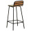 VidaXL vidaXL 4x Bar Chairs Solid Reclaimed Wood Counter Stool Dining Room Kitchen 4