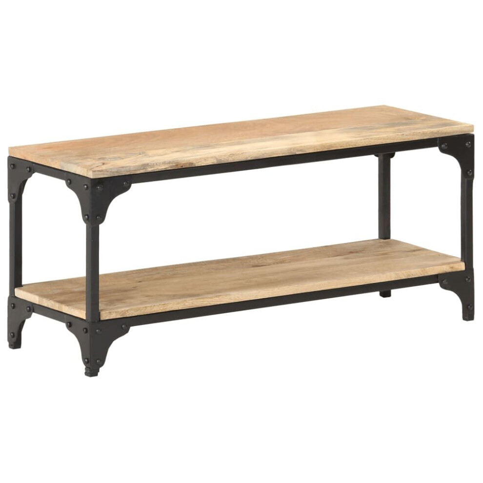 vidaXL Solid Mango Wood Coffee Table Couch Side Tea Desk Living Room Home