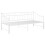 VidaXL vidaXL Pull-out Sofa Bed Frame White Metal for Day Sleeping Guest Sleepover 3