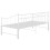 VidaXL vidaXL Pull-out Sofa Bed Frame White Metal for Day Sleeping Guest Sleepover 4