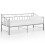 VidaXL vidaXL Pull-out Sofa Bed Frame Grey Metal for Day Sleeping Guest Sleepover 2