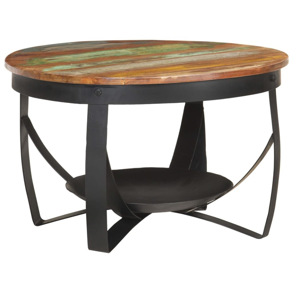 vidaXL Coffee Table Solid Reclaimed Wood Wooden Accent Couch Desk Living Room