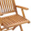 VidaXL Folding Garden Chairs 2 pcs Solid Teak Wood 7