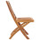 VidaXL Folding Garden Chairs 2 pcs Solid Teak Wood 4
