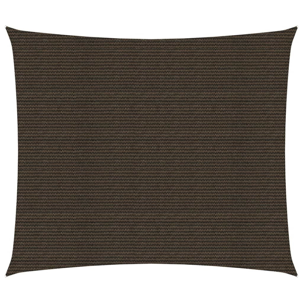 Vidaxl Sunshade Sail 160 G/M² 2.5X3 M Hdpe Balcony Sunscreen Canopy Brown