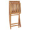 VidaXL Folding Garden Chairs 2 pcs Solid Teak Wood 6