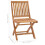 VidaXL Folding Garden Chairs 2 pcs Solid Teak Wood 8