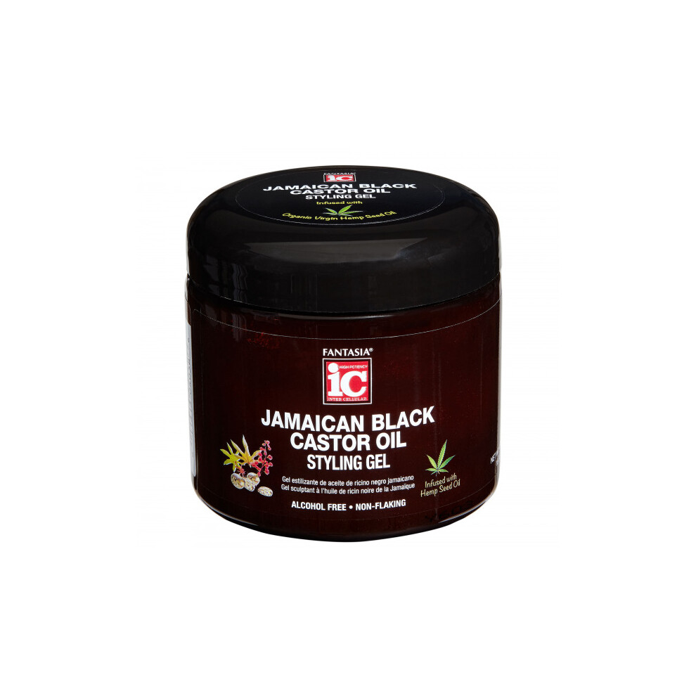 Fantasia Black Ic Castor Style Gel 16Oz