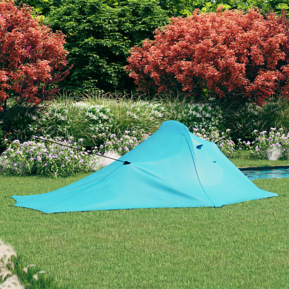 Vidaxl Camping Tent Hiking Outdoor Lightweight Tool Sun Rain Shelter Blue
