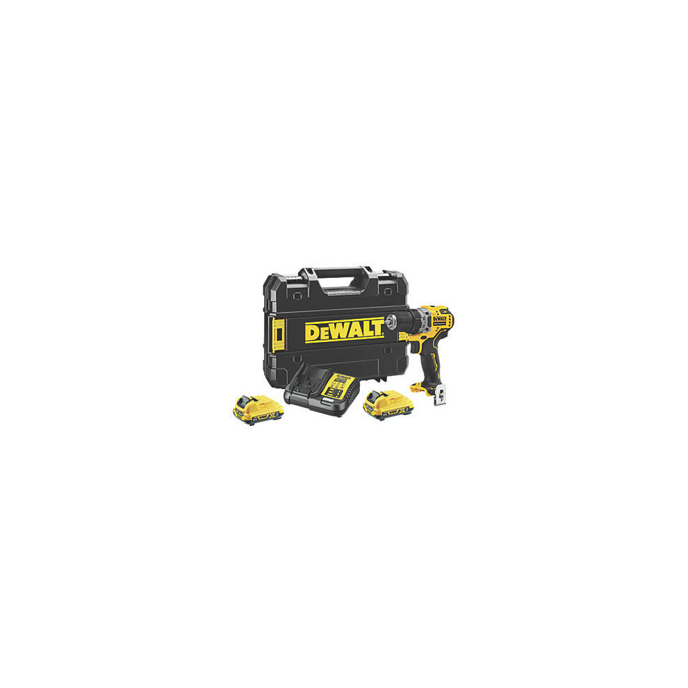 DEWALT DCD701D2-GB 12V BRUSHLESS COMPACT DRILL DRIVER WITH 2 X 2AH BATTERIES