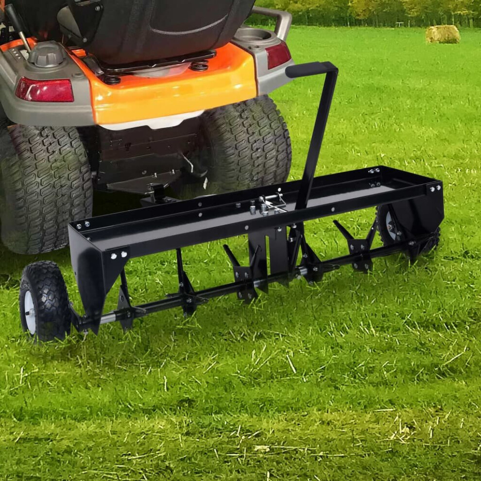vidaXL Lawn Aerator for Ride-on Mower Time Dethstcher Scarifier Gardening Tool
