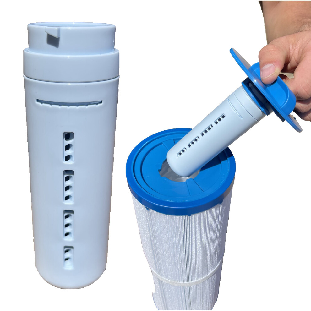 Happy EZ-Pod Hot Tub Filter In-line Dosing System Tablet Dispenser 20g