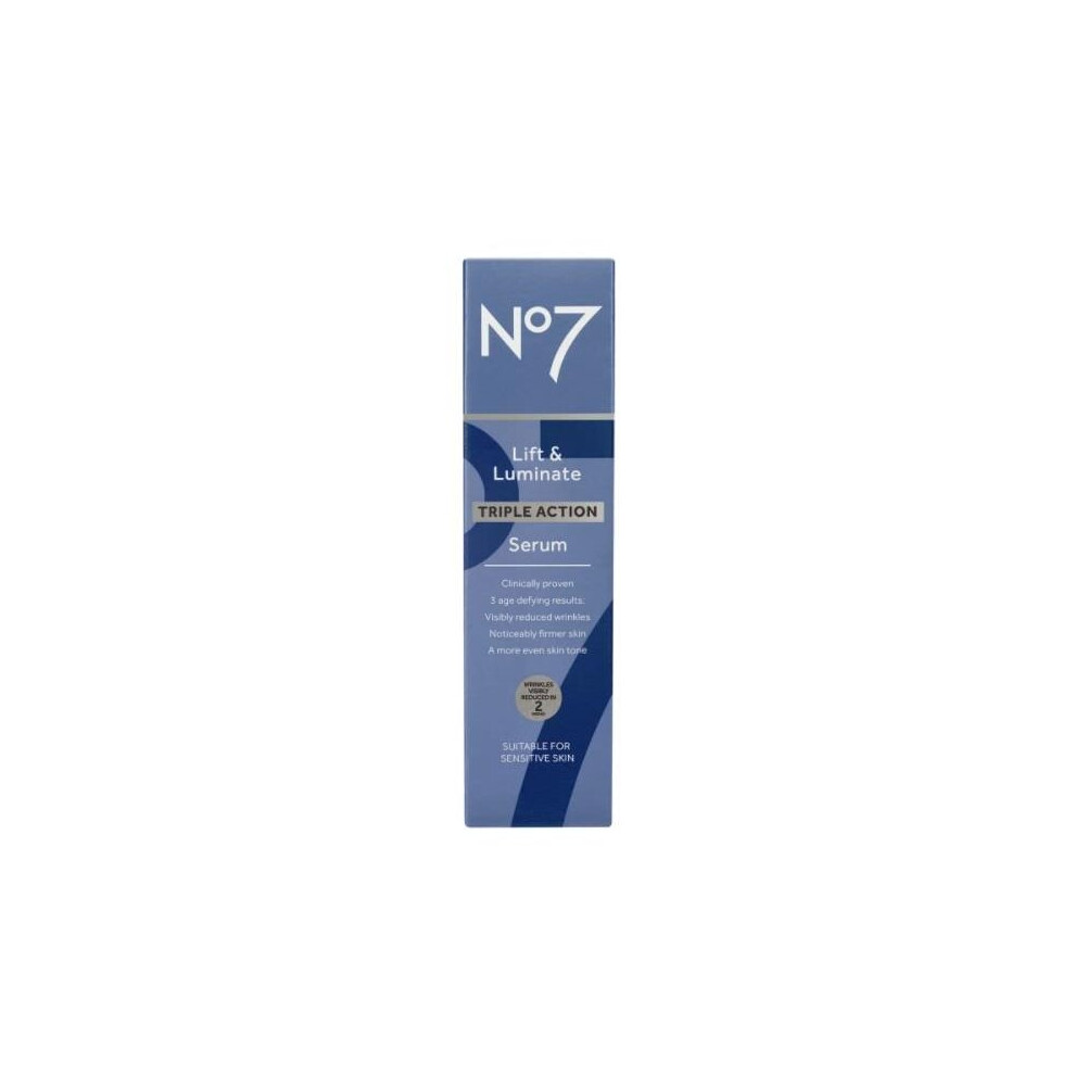 No7 Lift & Luminate TRIPLE ACTION Serum 30ml