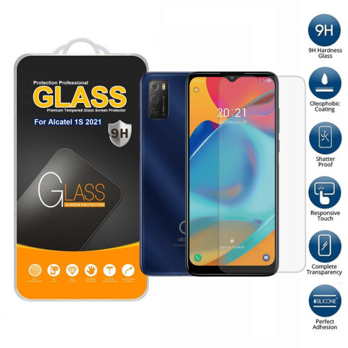 Tempered Glass Screen Protector For Alcatel 1S 2021