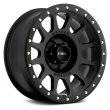 Method Race Wheels MR30578555500 17 x 8.5 NV 5 x 5.5 BP 4.75 in. B-S 0 UTV Beadlock Series Matte Black Wheel