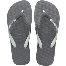 (6/7 UK, Steel Grey) Havaianas Womens Top Mix Summer Beach Pool Sandals Thongs Flip Flops