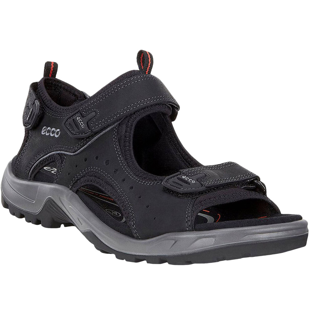 (10 UK (44EU), Black) Ecco Mens Offroad Andes II Outdoor Hiking Walking Trail Sandals Shoes - Black
