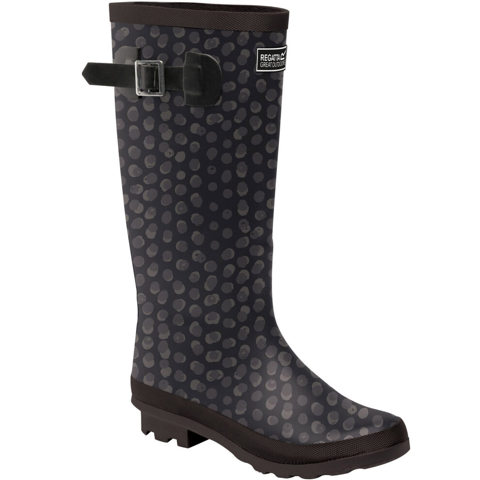 (8 UK, Animal Print) Regatta Womens Fairweather II Waterproof Outdoor Wellies Wellington Boots