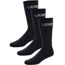 (8.5-12, Black) Vans Mens 3 Pack Classic Kick Casual Sports Cushioned Crew Socks