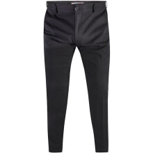 (48R, Black) Duke D555 Mens Big Tall King Size Yarmouth Stretch Smart Trousers Pants - Black