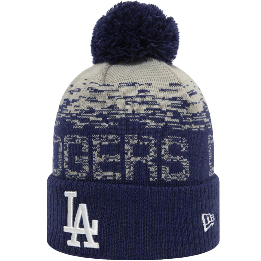 New Era New York Ny Yankees Mlb Baseball Winter Warm Beanie Bobble Hat - Navy Blue