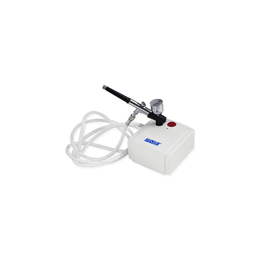 PME AB132 Airbrush Compressor Kit for Cake Craft and Cake Decorating White 10 x 10 x 5 cm on OnBuy