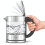 Sage Sage the Compact Glass Kettle [BKE395UK] , 1L, Silver 3