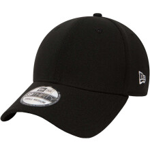 (ML, Black) New Era Mens 39THIRTY Flag Fitted Stretch Fit Baseball Cap Hat - Black