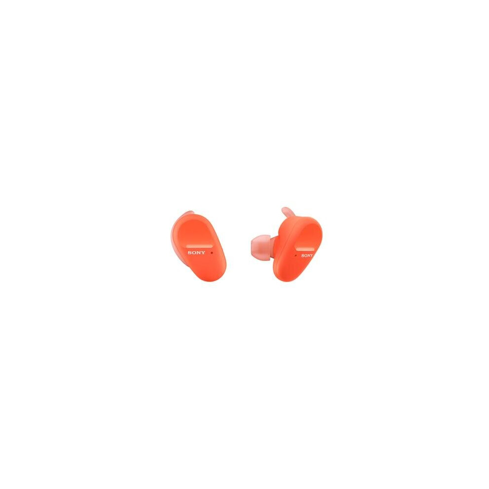 Sony Wf-Sp800n Noise Canceling Tws Earbuds Headphones Orange