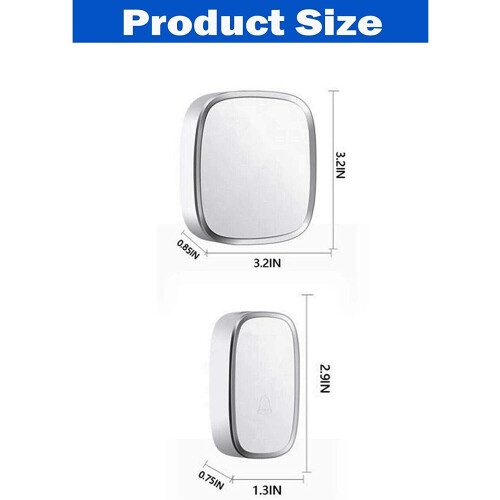 (1 Receiver + 1 Transmitter) Wireless Doorbell 1