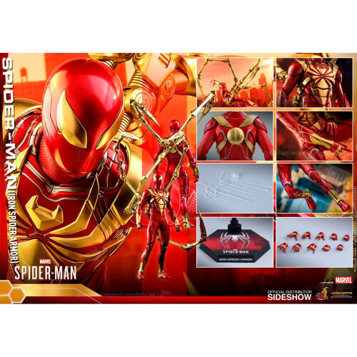 Hot Toys ειδώλιο Hot Toys VGM38 - Marvel Comics - Marvel's Spider-Man - Spider-Man Iron Spider Armor 1