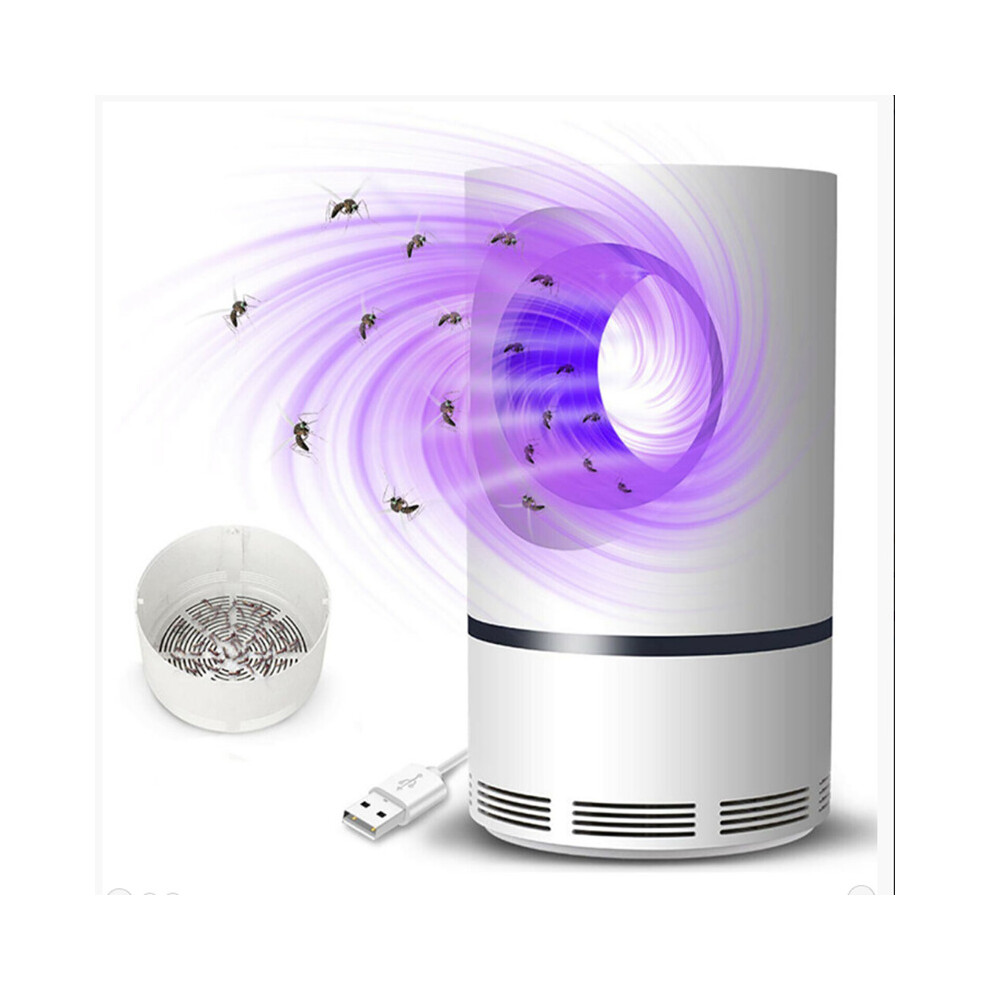 Pro Electric Fly Insect Bug Pest Mosquito Killer Zapper UV LED Lamp White