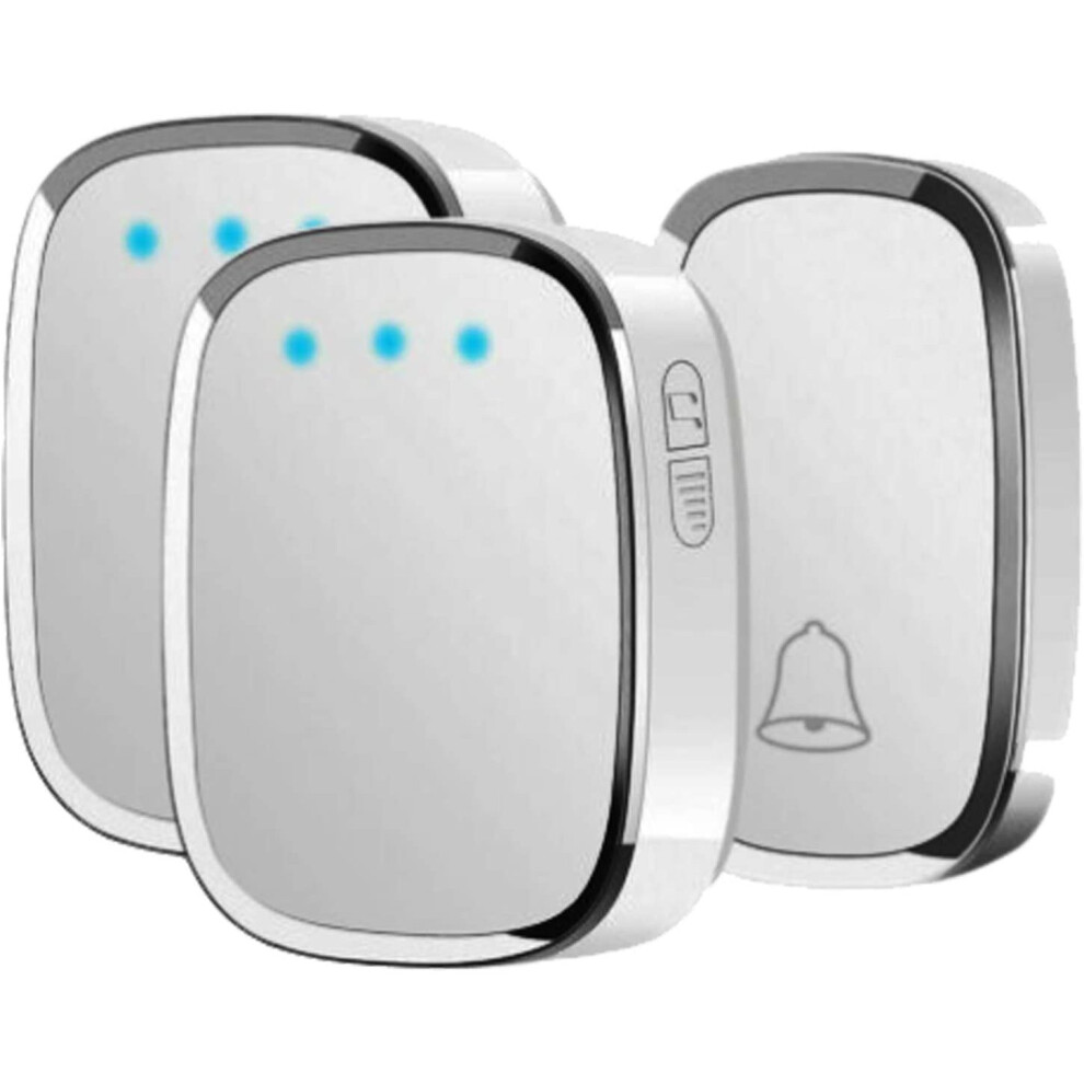 (2 Receiver + 1 Transmitter) Wireless Doorbell