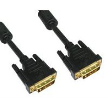 Cables Direct CDL-DV201 DVI cable 1 m DVI-D Black