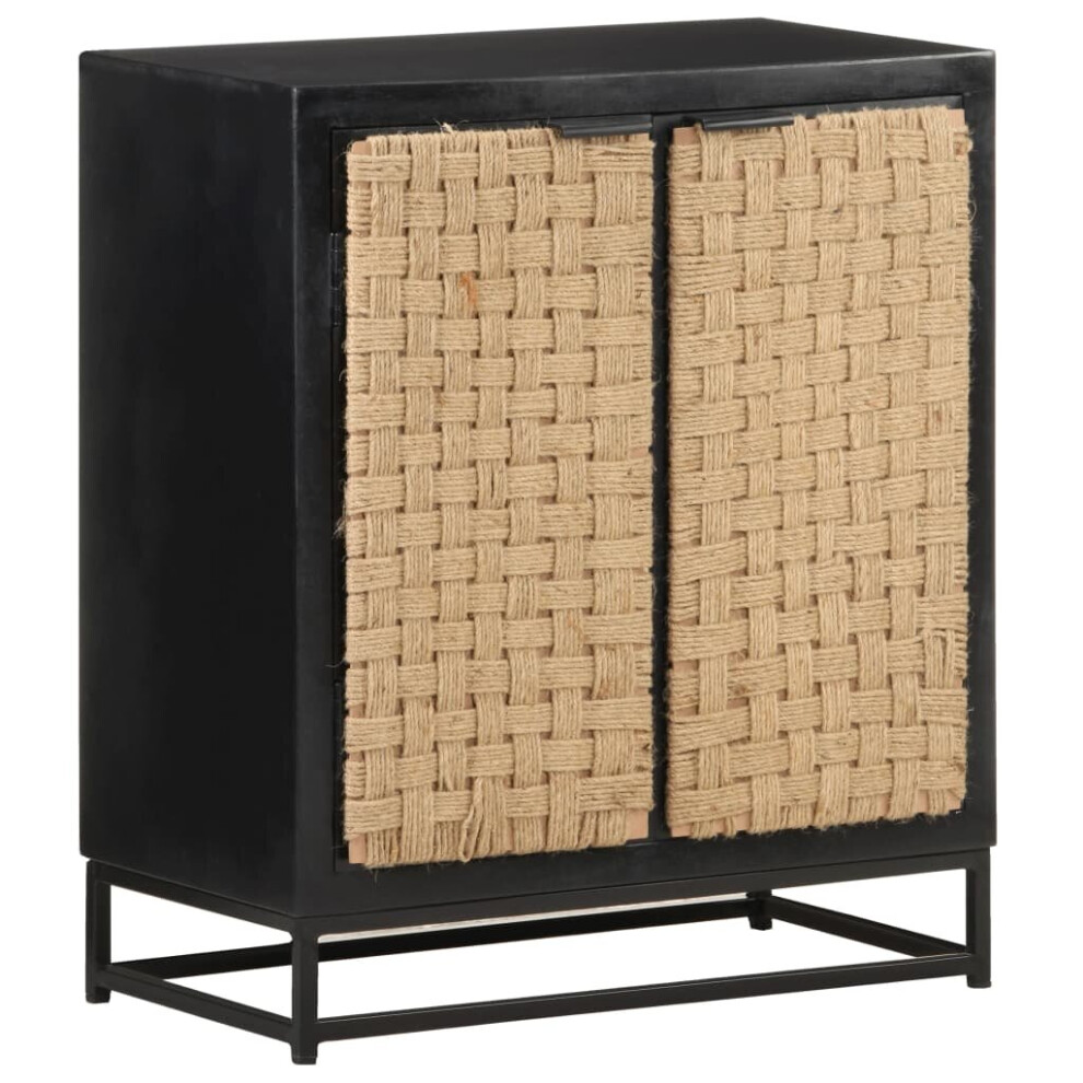 vidaXL Solid Mango Wood Sideboard Standing Lowboard Industrial Side Cabinet