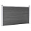 VidaXL vidaXL Zaunelement Set WPC 699x105 cm Schwarz 3