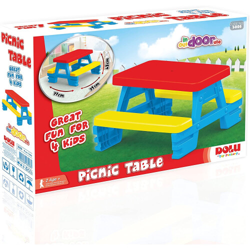 Dolu Mesa de picnic para 4 1