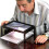 Home Large Hands Free Magnifying Glass With LED Light Magnifier Reading Finding 6
