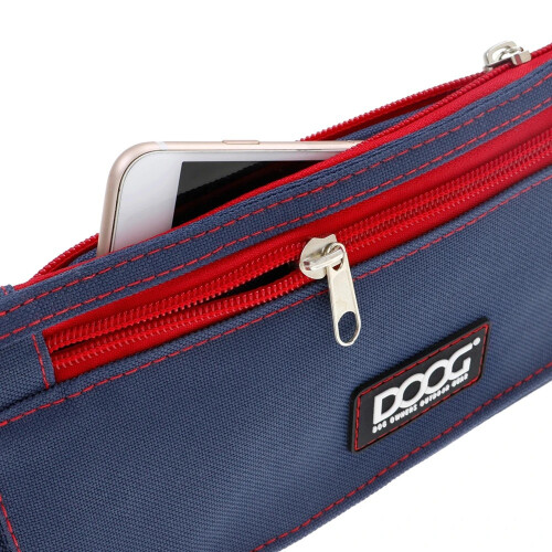 Dog Walking Training Belt Navy & Red 1