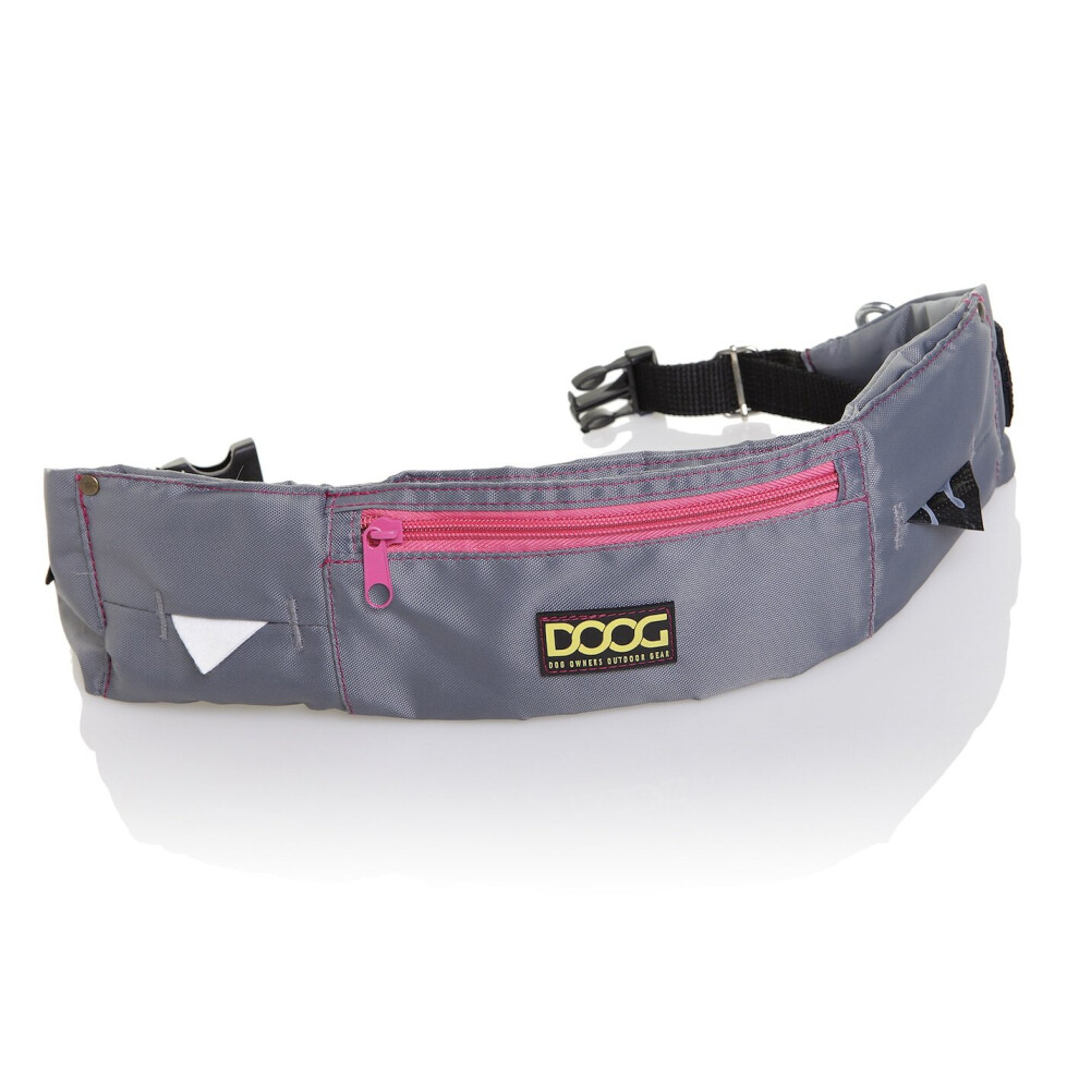 Doog Grey/Pink Dog Walking Training Belt &