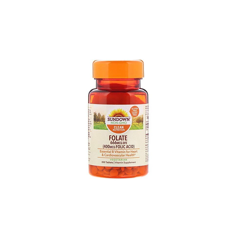 Sundown Folic Acid 400 Mcg, 350 Count