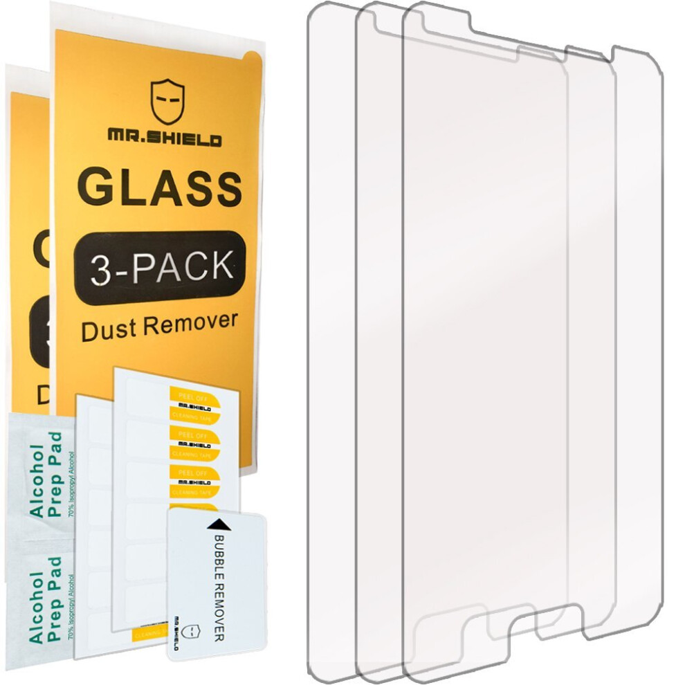 [3-Pack] - Mr.shield Designed For Samsung Galaxy A3 (2016 - Version) Sm-A310 [Tempered Glass] Screen Protector With Lifetime Replacement 612953967219