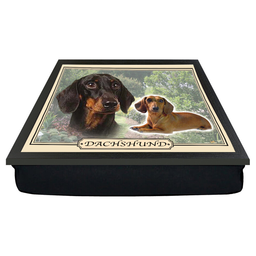 Dachshund Dog Breed Cushion Lap Tray Gift